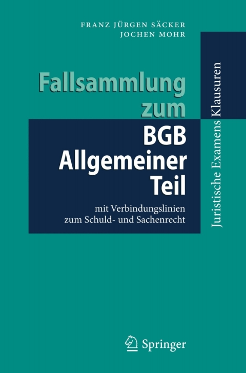 Cover image for book Fallsammlung zum BGB Allgemeiner Teil