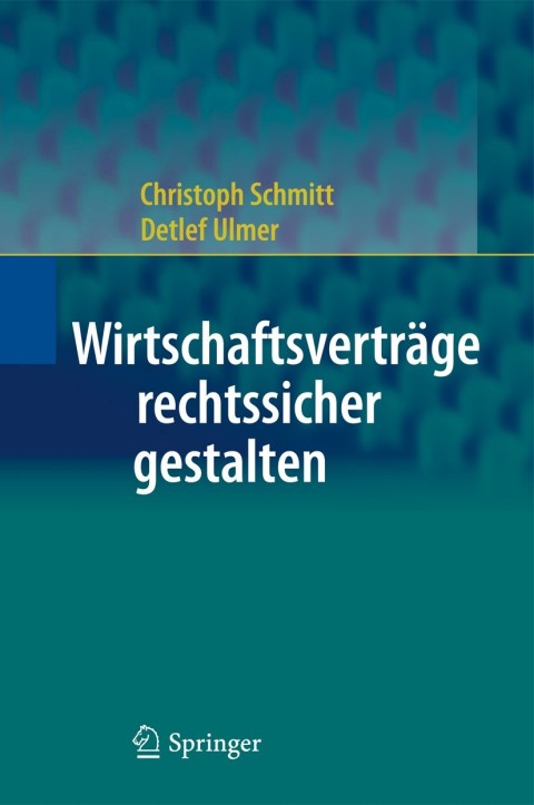 Cover image for book Wirtschaftsverträge rechtssicher gestalten
