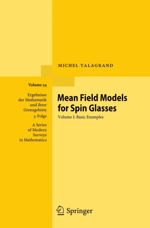 Cover image for book Mean Field Models for Spin Glasses