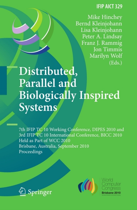 Cover image for book Distributed, Parallel and Biologically Inspired Systems