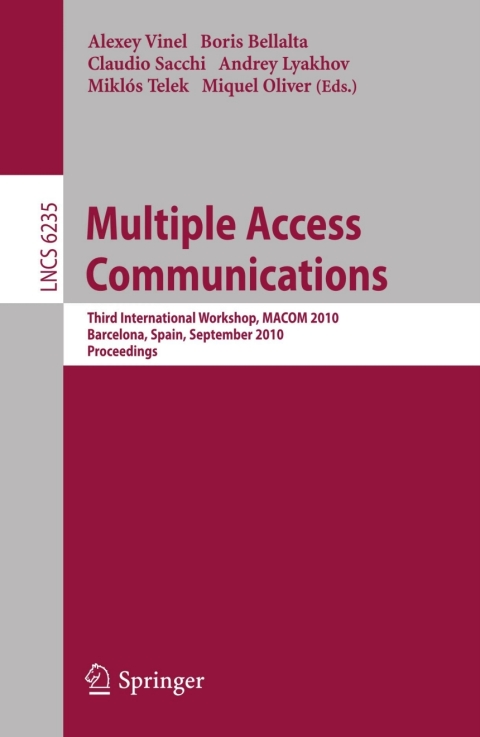 Cover image for book Multiple Access Communications