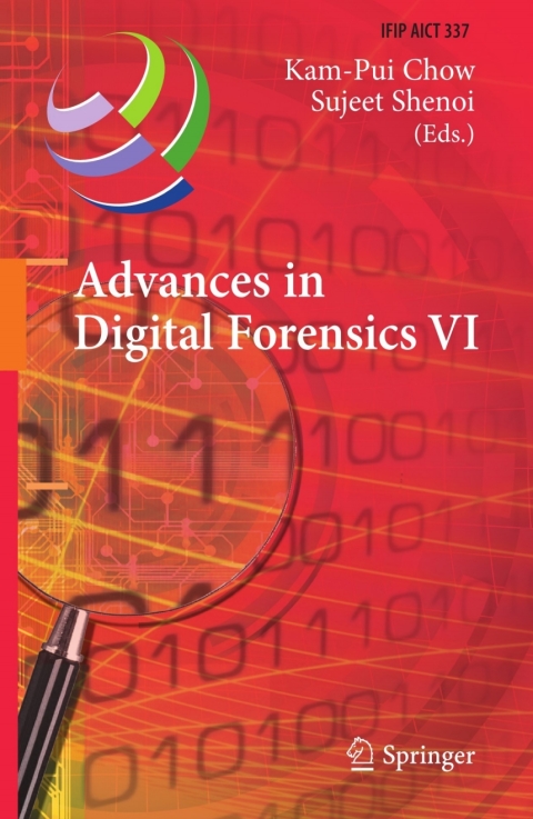 Cover image for book Advances in Digital Forensics VI