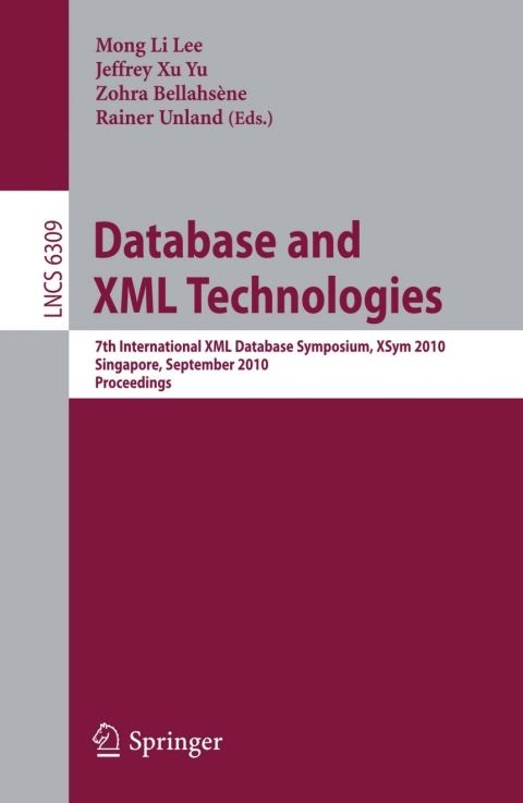 Cover image for book Database and XML Technologies