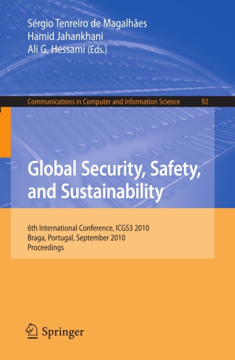 Cover image for book Global Security, Safety, and Sustainability