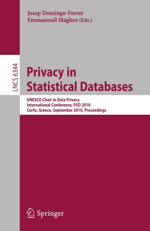Privacy in Statistical Databases 