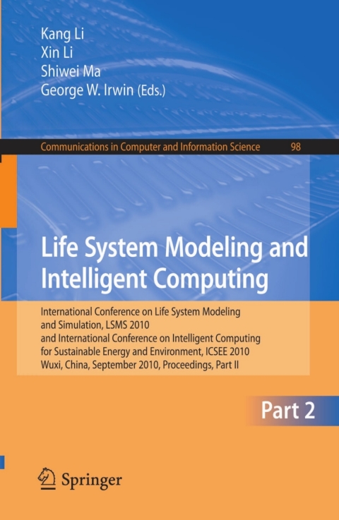 Cover image for book Life System Modeling and Intelligent Computing