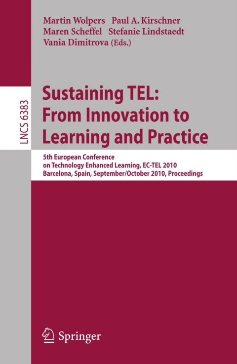 Cover image for book Sustaining TEL: From Innovation to Learning and Practice