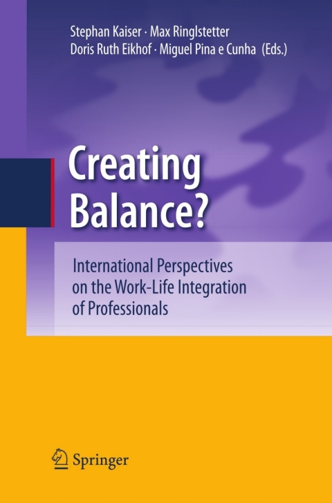 Cover image for book Creating Balance?