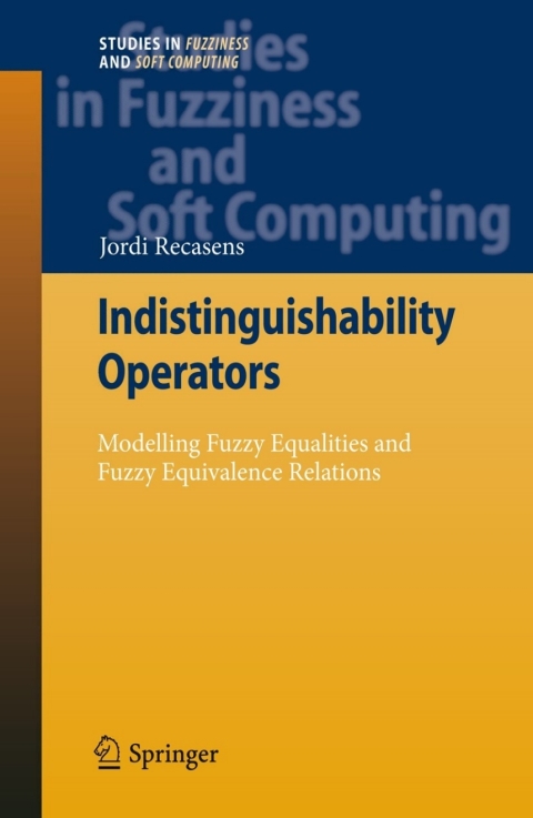 Cover image for book Indistinguishability Operators