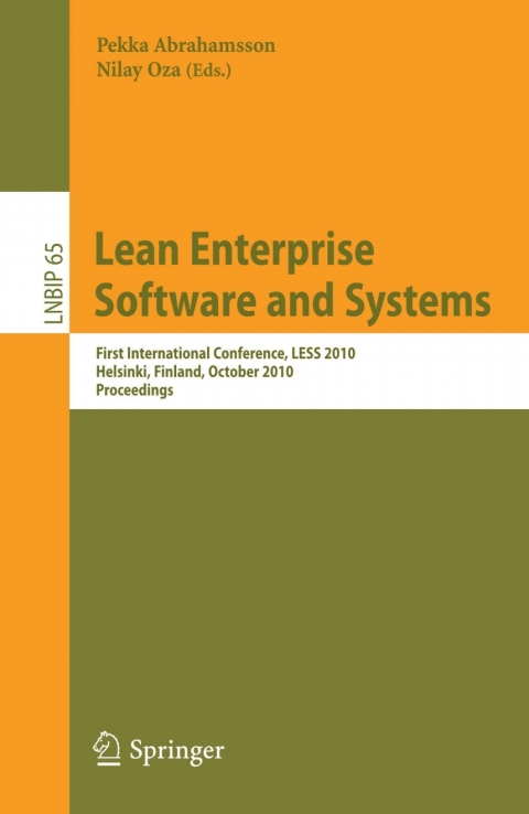 Cover image for book Lean Enterprise Software and Systems