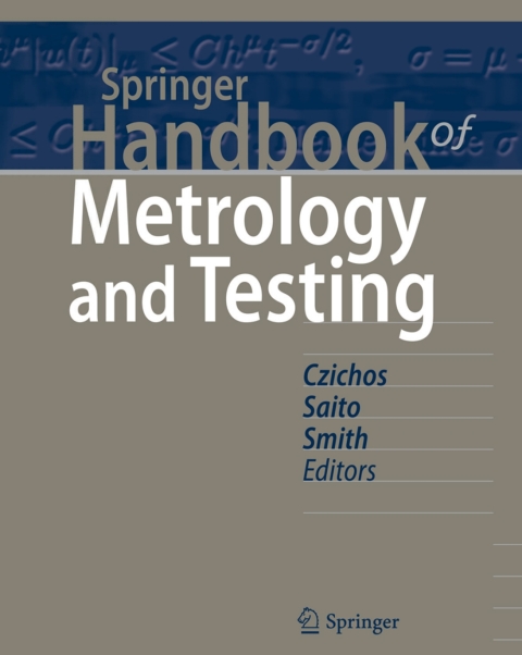 Cover image for book Springer Handbook of Metrology and Testing