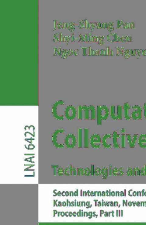 Cover image for book Computational Collective Intelligence. Technologies and Applications