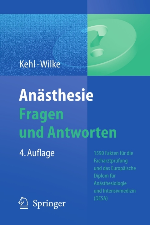 Cover image for book Anästhesie. Fragen und Antworten