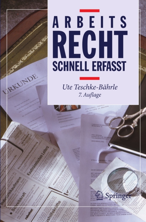 Cover image for book Arbeitsrecht - Schnell erfasst