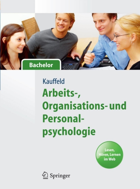 Cover image for book Arbeits-, Organisations- und Personalpsychologie für Bachelor. Lesen, Hören, Lernen im Web