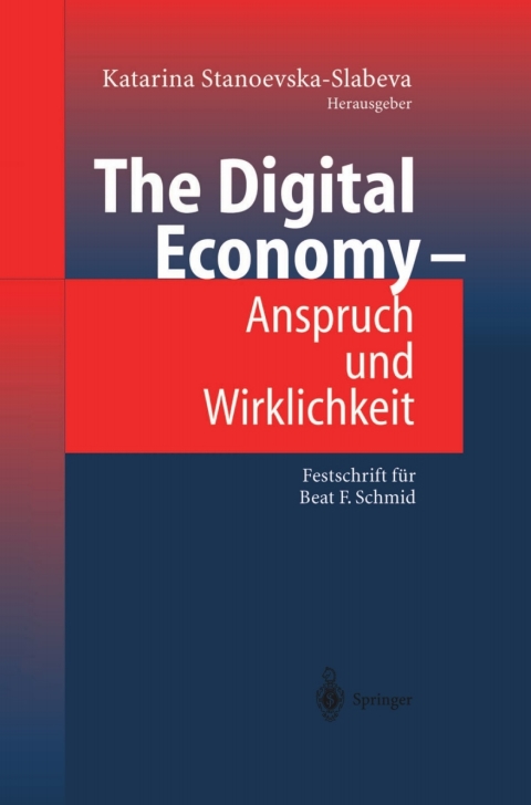 Cover image for book The Digital Economy - Anspruch und Wirklichkeit