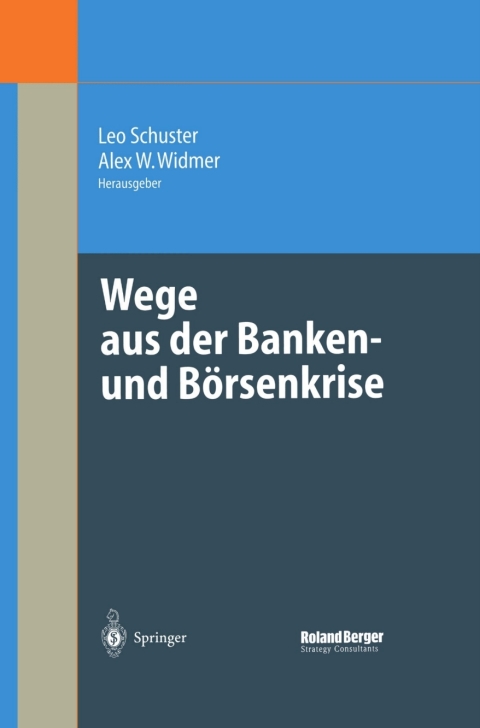 Cover image for book Wege aus der Banken- und Börsenkrise