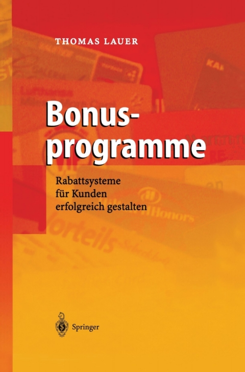 Cover image for book Bonusprogramme