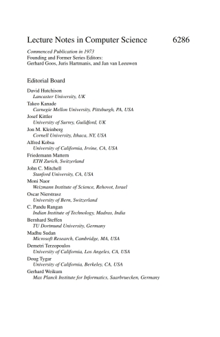 Formal Methods for Components and Objects