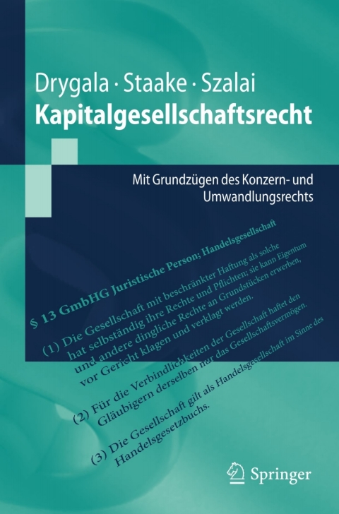 Cover image for book Kapitalgesellschaftsrecht