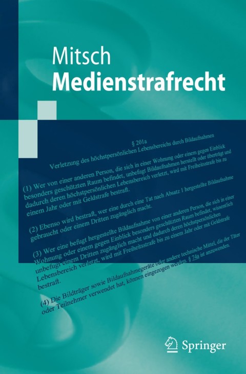 Cover image for book Medienstrafrecht