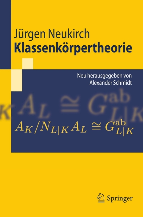 Cover image for book Klassenkörpertheorie