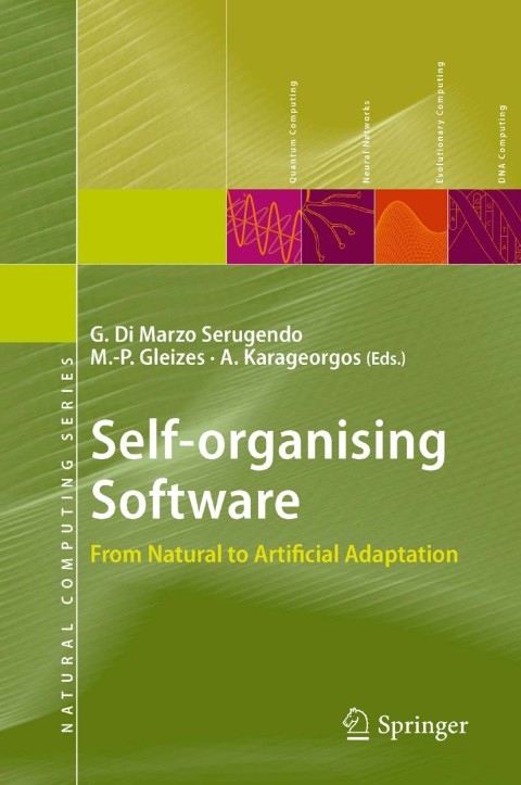 Cover image for book Self-organising Software