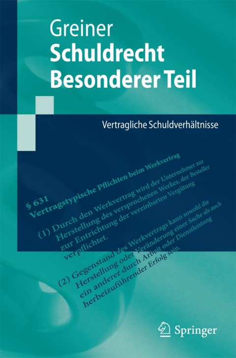 Cover image for book Schuldrecht Besonderer Teil
