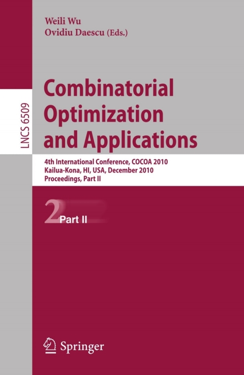 Combinatorial Optimization and Applications 