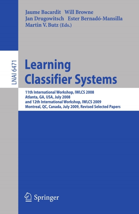 Cover image for book Learning Classifier Systems