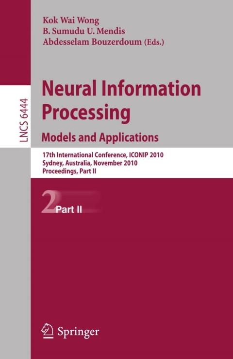 Cover image for book Neural Information Processing. Models and Applications
