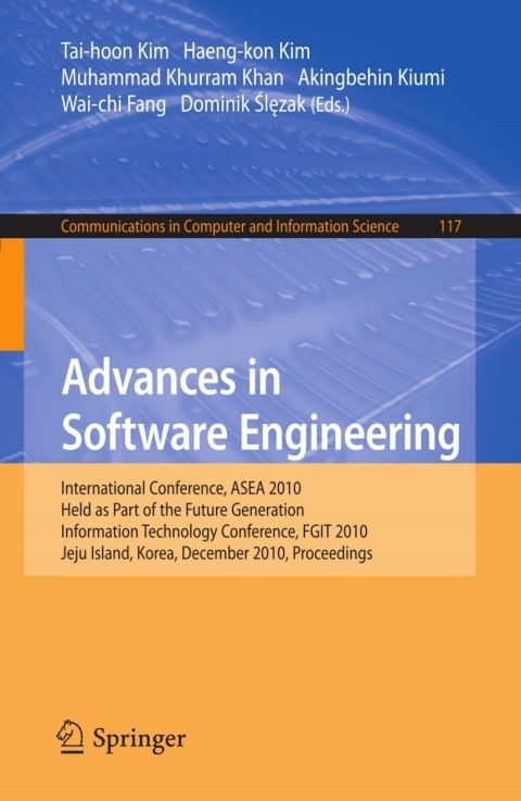 Cover image for book Advances in Software Engineering