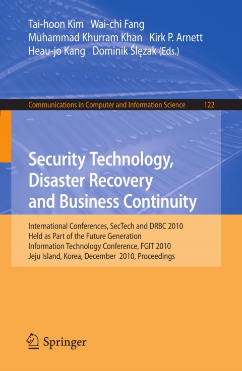 Cover image for book Security Technology, Disaster Recovery and Business Continuity