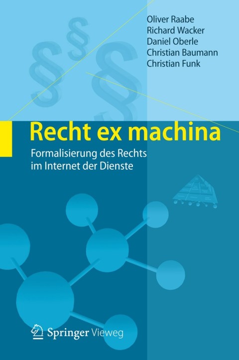 Cover image for book Recht ex machina