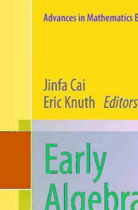 Cover image for book Early Algebraization