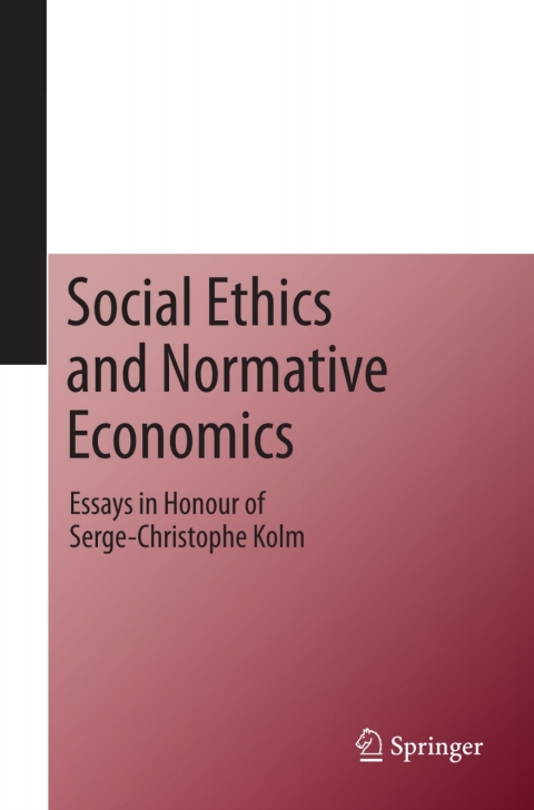 Cover image for book Social Ethics and Normative Economics