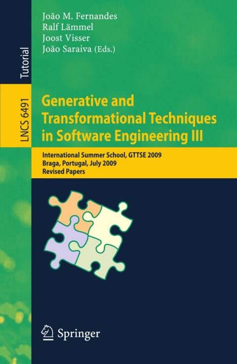 Cover image for book Generative and Transformational Techniques in Software Engineering III