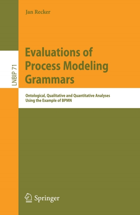 Cover image for book Evaluations of Process Modeling Grammars