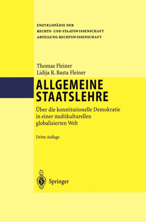 Cover image for book Allgemeine Staatslehre