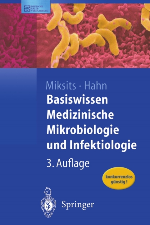 Cover image for book Basiswissen Medizinische Mikrobiologie und Infektiologie