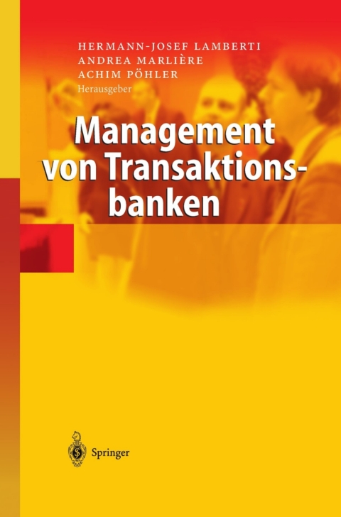 Cover image for book Management von Transaktionsbanken