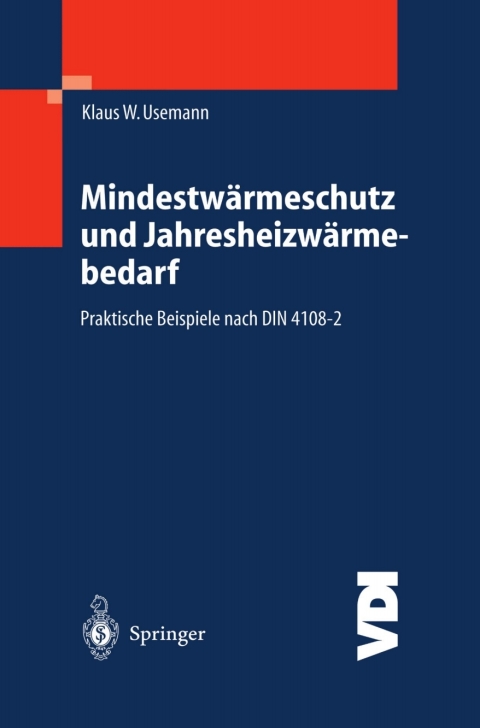 Cover image for book Mindestwärmeschutz und Jahresheizwärmebedarf