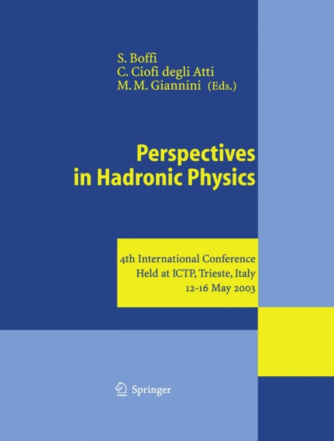 Cover image for book Perspectives in Hadronic Physics