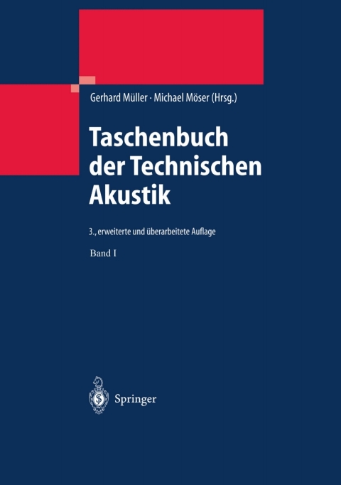 Cover image for book Taschenbuch der Technischen Akustik