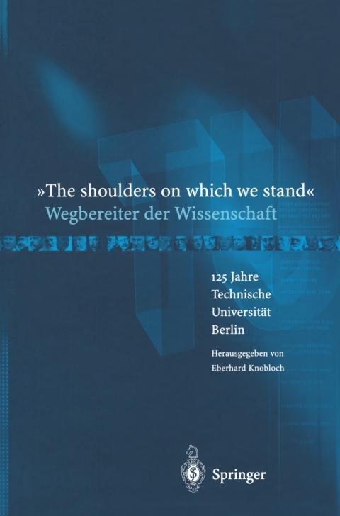 Cover image for book “The shoulders on which we stand”-Wegbereiter der Wissenschaft