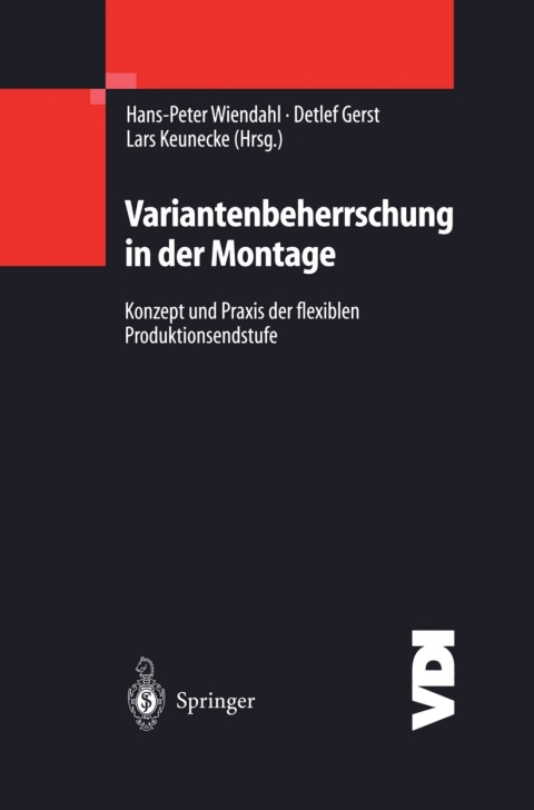 Cover image for book Variantenbeherrschung in der Montage