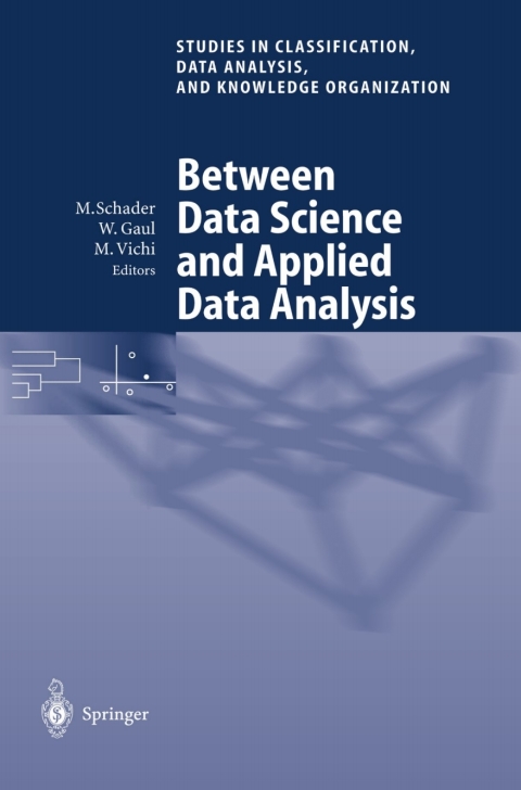 Cover image for book Between Data Science and Applied Data Analysis