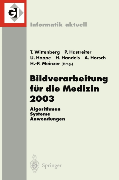 Cover image for book Bildverarbeitung für die Medizin 2003