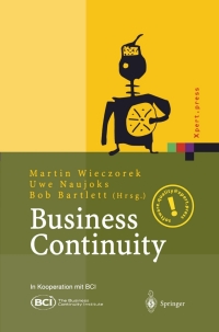 Cover image: Business Continuity 1st edition 9783540442851