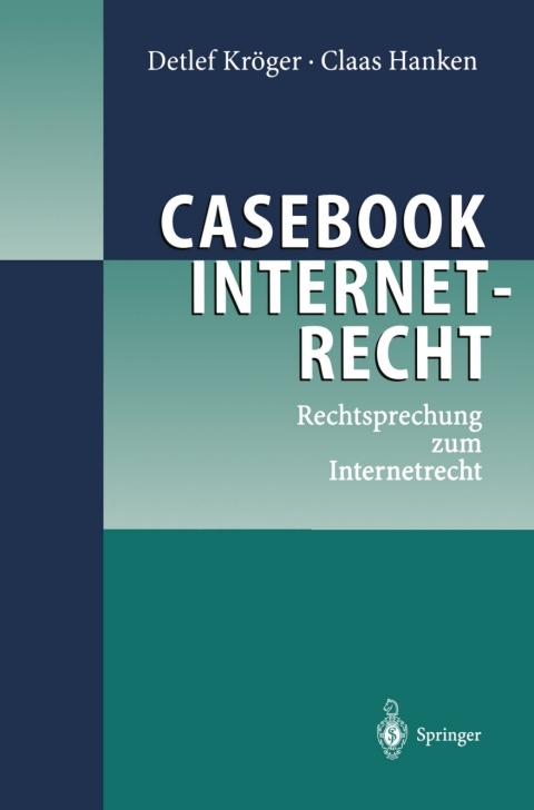 Cover image for book Casebook Internetrecht